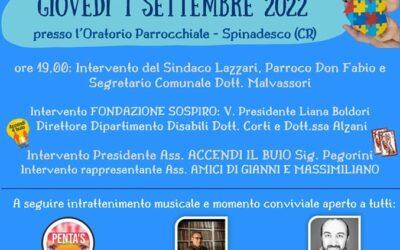 Insieme per l’autismo – 1 settembre 2022