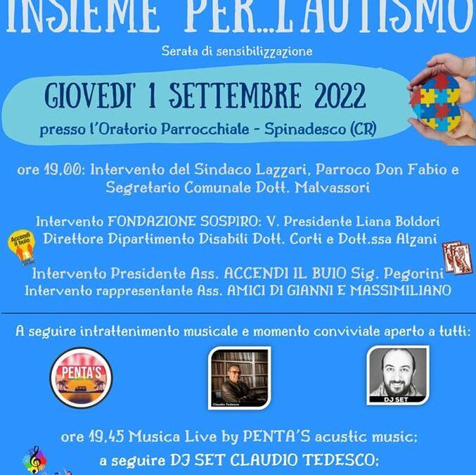 Insieme per l’autismo – 1 settembre 2022